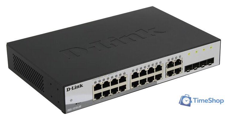 Управляемый коммутатор 2-го уровня D-Link DGS-1210-20/F1A - Изображение №1 — Интернет-магазин Time-Shop