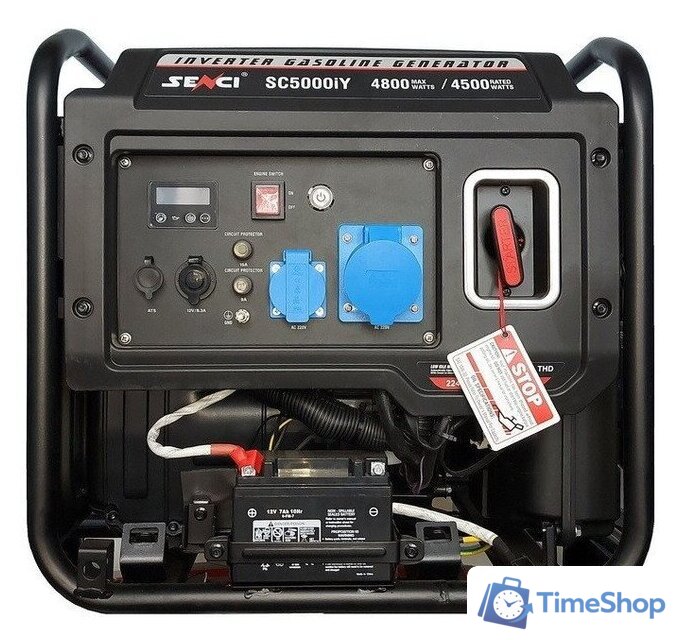 Бензиновый генератор SENCI SC5000i-Y - Изображение №1 — Интернет-магазин Time-Shop