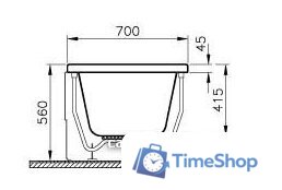 Ванна Vitra Neon 150x70 [52510001000] - Изображение №3 — Интернет-магазин Time-Shop