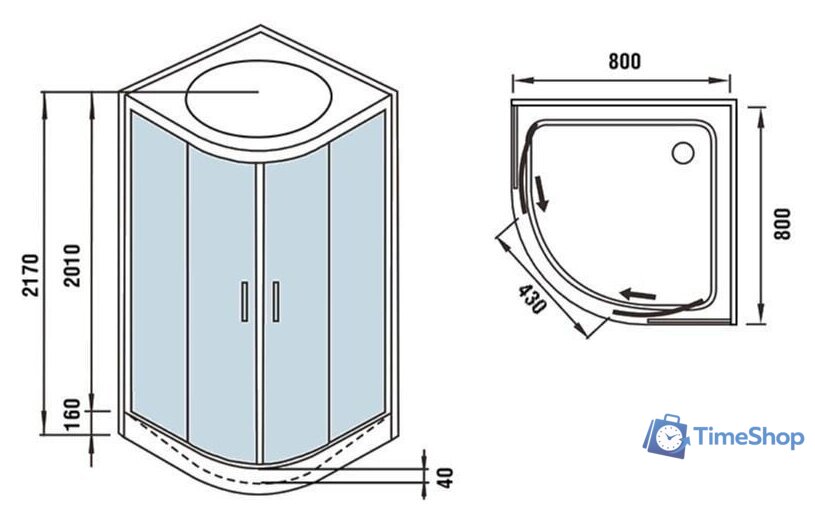 Душевая кабина WeltWasser WW500 Werra 802 - Изображение №16 — Интернет-магазин Time-Shop