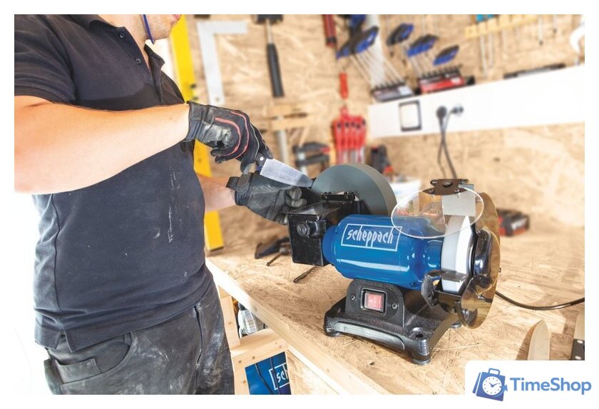 Заточный станок Scheppach BG200W - Изображение №5 — Интернет-магазин Time-Shop