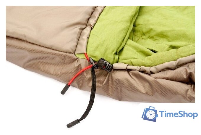 Спальный мешок AlexikA Summer Plus (оливковый, молния слева) - Изображение №5 — Интернет-магазин Time-Shop