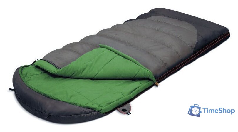 Спальный мешок AlexikA Summer Plus (оливковый, молния слева) - Изображение №1 — Интернет-магазин Time-Shop