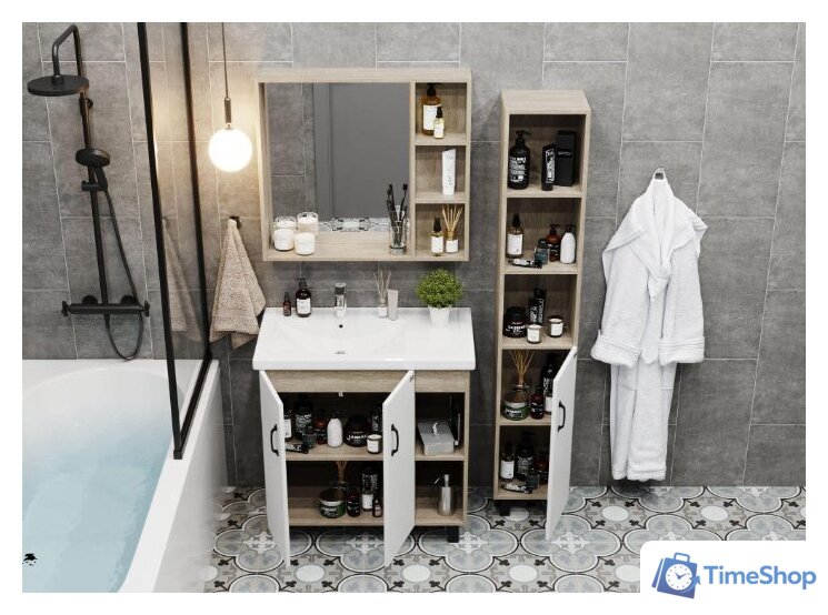  Onika Шкаф с зеркалом Тимбер 70.00 207045 - Изображение №3 — Интернет-магазин Time-Shop