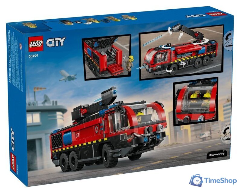 Конструктор LEGO City 60499 Пожарная машина аэропорта - Изображение №13 — Интернет-магазин Time-Shop