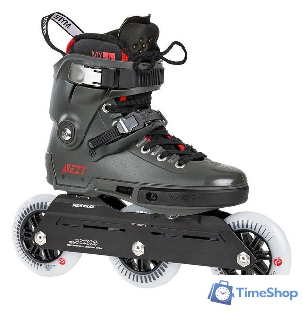 Роликовые коньки Powerslide Next 110 908409 (р. 40-41, charcoal) - Изображение №2 — Интернет-магазин Time-Shop