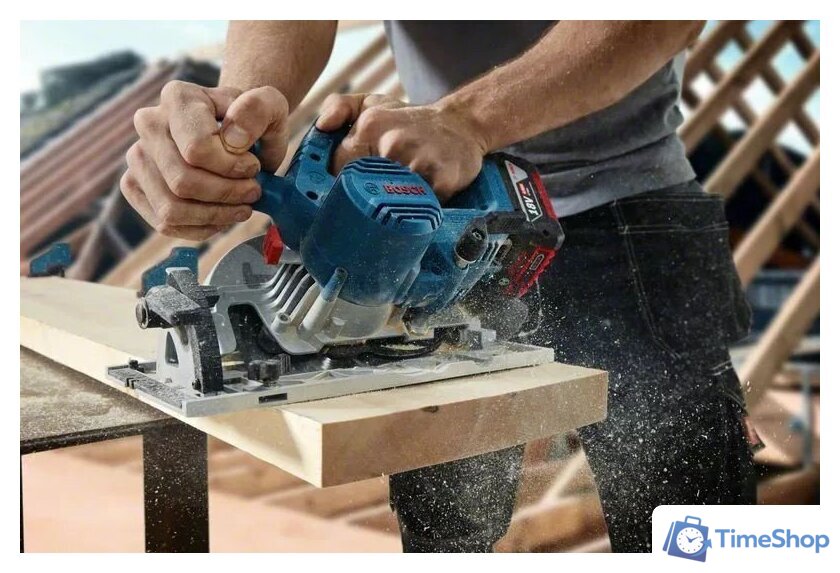 Дисковая (циркулярная) пила Bosch GKS 185-LI Professional 06016C1221 (без АКБ) - Изображение №4 — Интернет-магазин Time-Shop