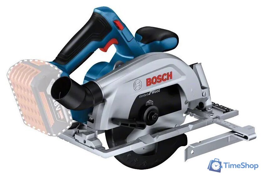 Дисковая (циркулярная) пила Bosch GKS 185-LI Professional 06016C1221 (без АКБ) - Изображение №1 — Интернет-магазин Time-Shop