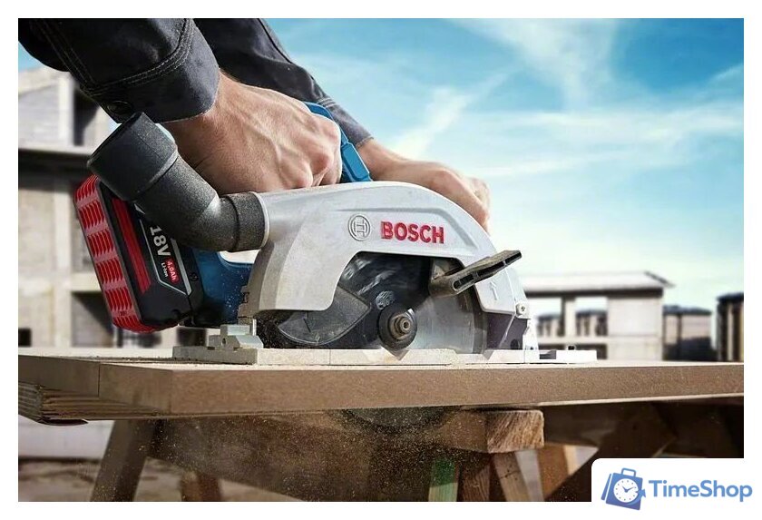 Дисковая (циркулярная) пила Bosch GKS 185-LI Professional 06016C1221 (без АКБ) - Изображение №11 — Интернет-магазин Time-Shop