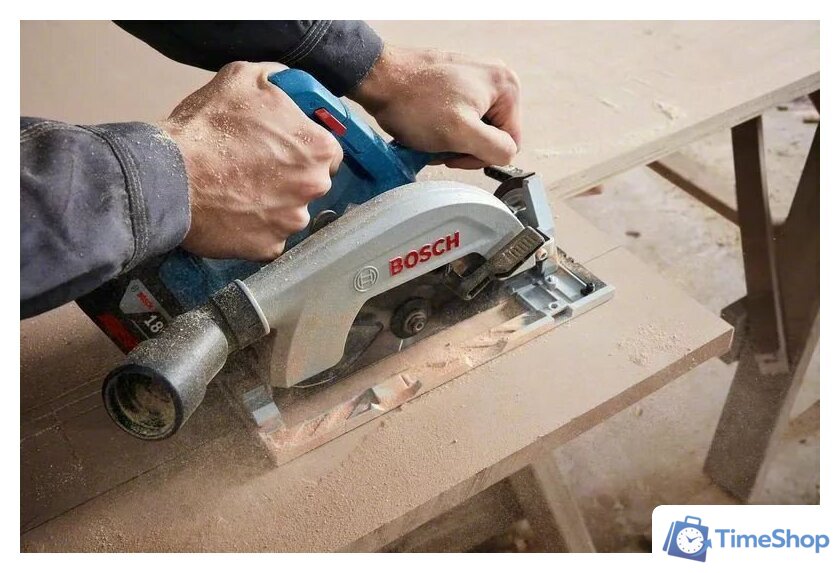 Дисковая (циркулярная) пила Bosch GKS 185-LI Professional 06016C1221 (без АКБ) - Изображение №3 — Интернет-магазин Time-Shop