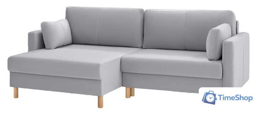 Угловой диван Mio Tesoro Дублин 497 (светло-серый 841) - Изображение №1 — Интернет-магазин Time-Shop