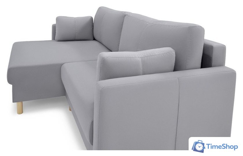 Угловой диван Mio Tesoro Дублин 497 (светло-серый 841) - Изображение №4 — Интернет-магазин Time-Shop