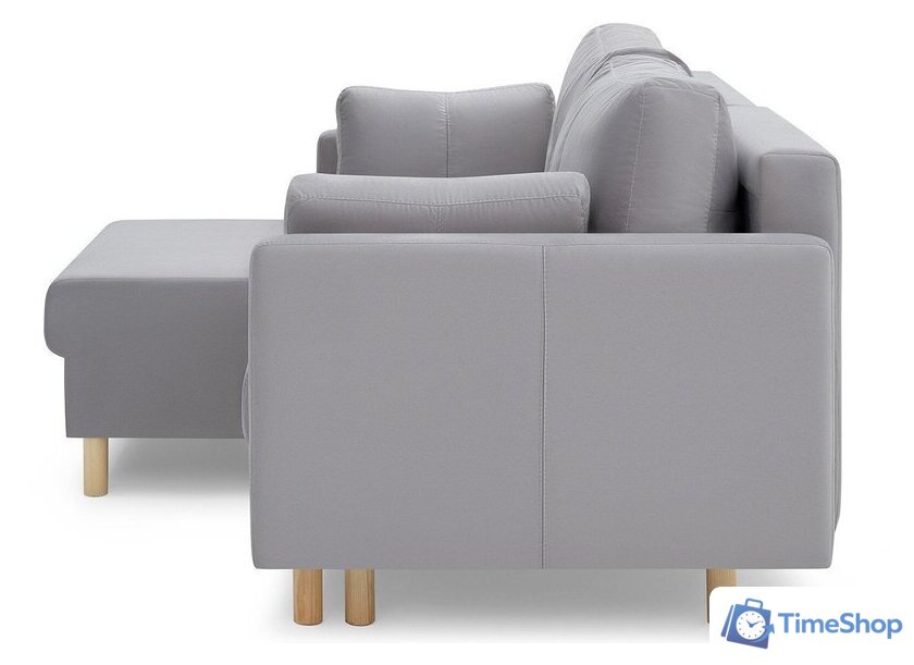 Угловой диван Mio Tesoro Дублин 497 (светло-серый 841) - Изображение №3 — Интернет-магазин Time-Shop