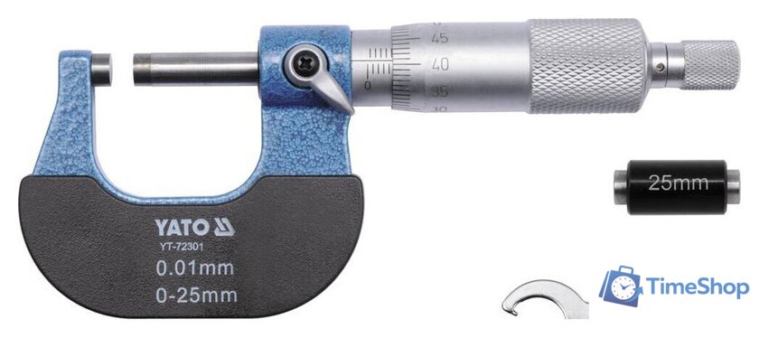 Микрометр Yato YT-72301 - Изображение №1 — Интернет-магазин Time-Shop
