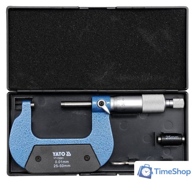 Микрометр Yato YT-72301 - Изображение №2 — Интернет-магазин Time-Shop