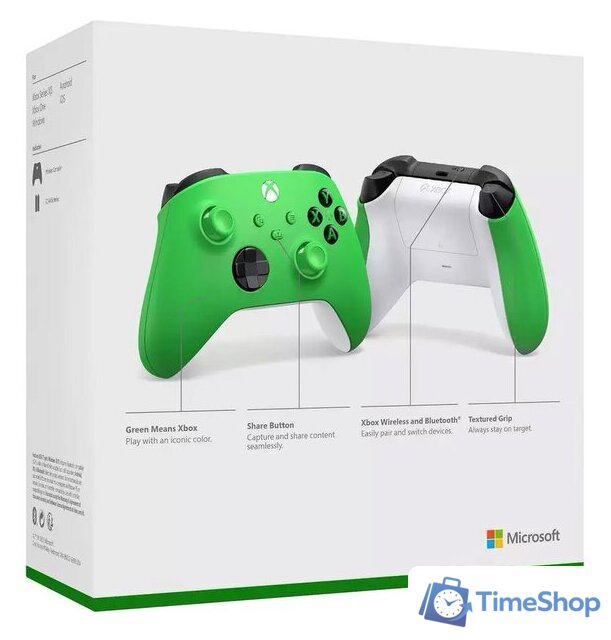 Геймпад Microsoft Xbox Velocity Green - Изображение №6 — Интернет-магазин Time-Shop