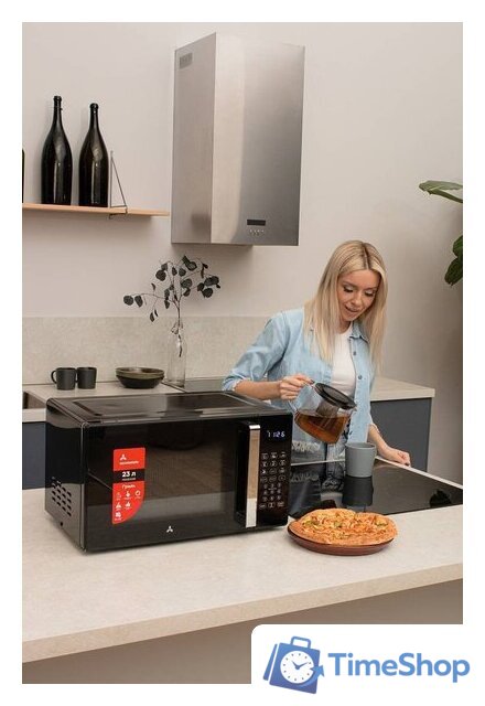 Микроволновая печь AccesStyle MG23D100B - Изображение №8 — Интернет-магазин Time-Shop
