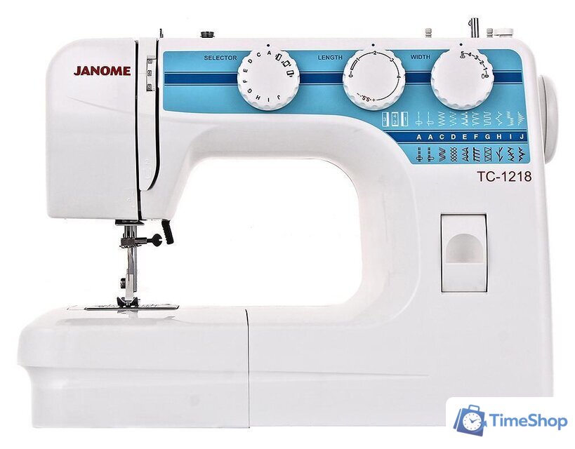 Электромеханическая швейная машина Janome TC 1218 - Изображение №1 — Интернет-магазин Time-Shop