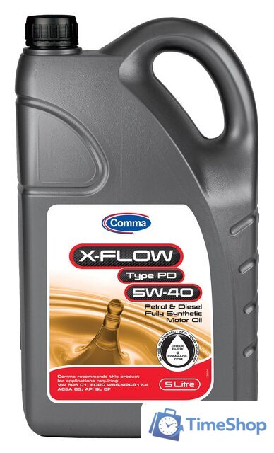 Моторное масло Comma X-Flow Type PD 5W-40 5л - Изображение №1 — Интернет-магазин Time-Shop