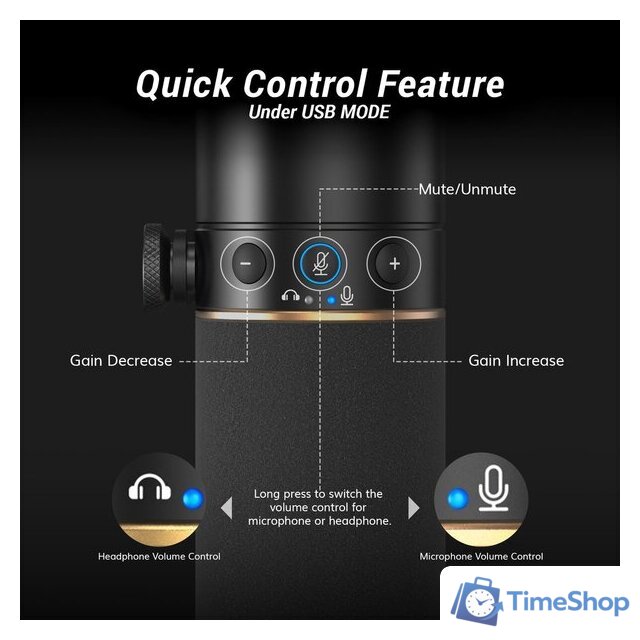 Проводной микрофон Tonor TD510 - Изображение №7 — Интернет-магазин Time-Shop