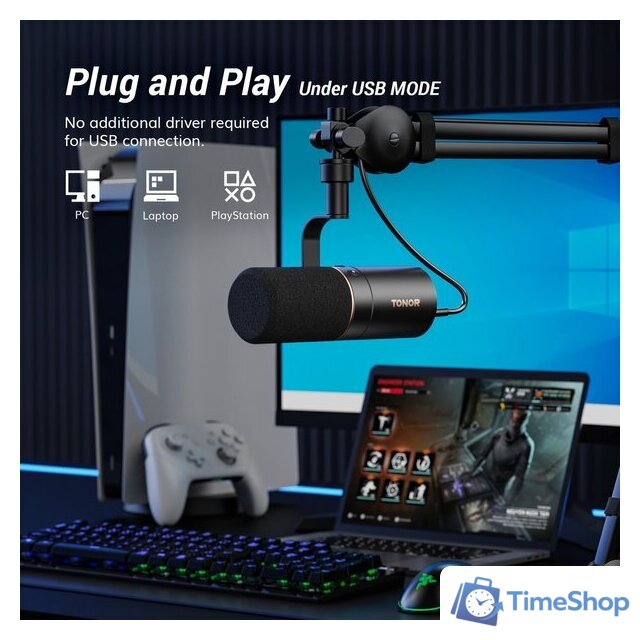 Проводной микрофон Tonor TD510 - Изображение №5 — Интернет-магазин Time-Shop