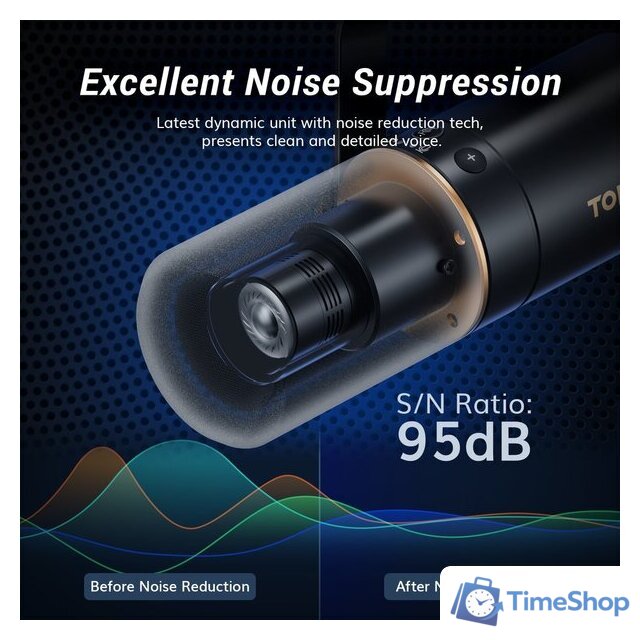 Проводной микрофон Tonor TD510 - Изображение №4 — Интернет-магазин Time-Shop