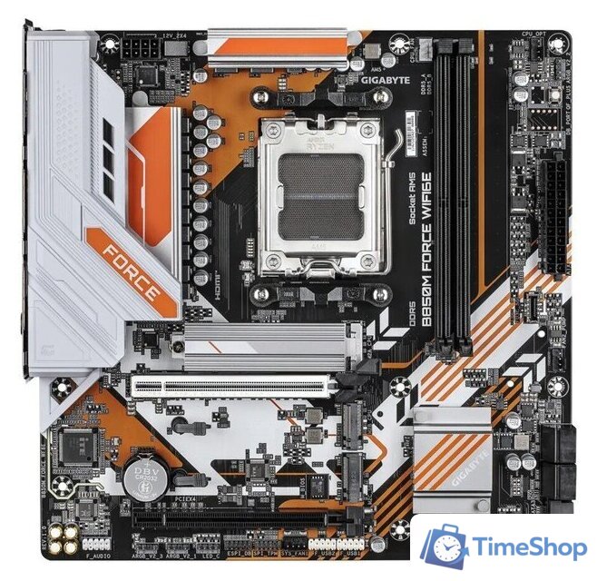 Материнская плата Gigabyte B850M Force WiFi6E (rev. 1.0) - Изображение №1 — Интернет-магазин Time-Shop
