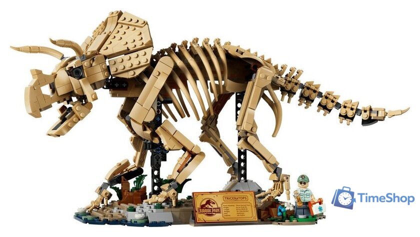 Конструктор LEGO Jurassic World 77985 Окаменелости динозавров: Трицератопс - Изображение №2 — Интернет-магазин Time-Shop