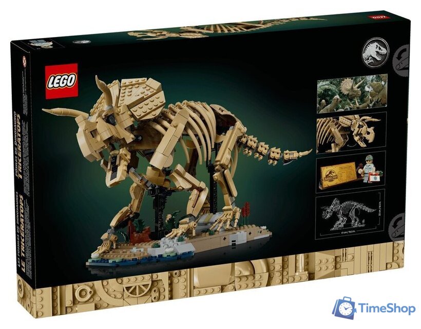 Конструктор LEGO Jurassic World 77985 Окаменелости динозавров: Трицератопс - Изображение №17 — Интернет-магазин Time-Shop