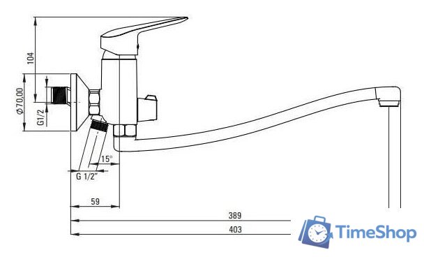 Смеситель Deante Boro BMO 057M - Изображение №2 — Интернет-магазин Time-Shop