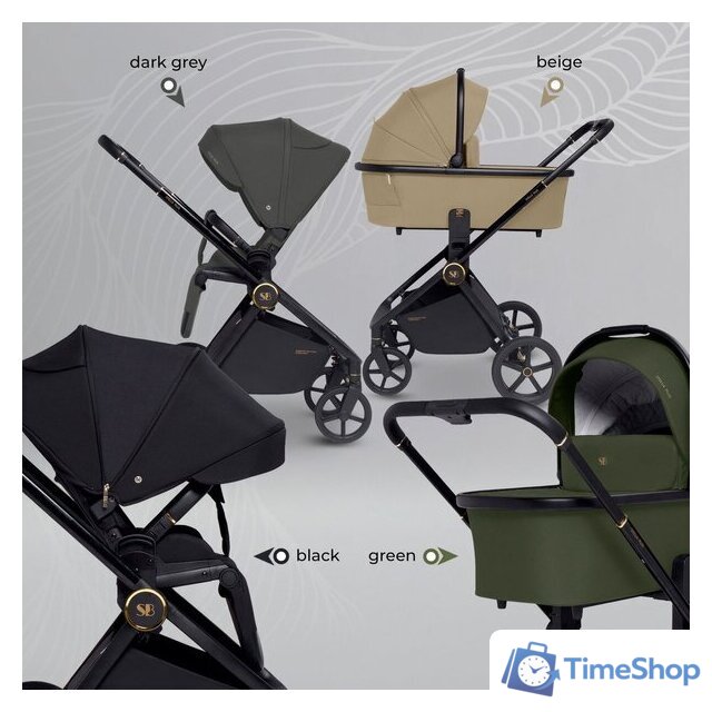 Универсальная коляска Sweet Baby Stella Plus 2в1 (темно-серый) - Изображение №16 — Интернет-магазин Time-Shop