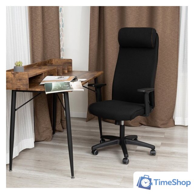 Офисное кресло TetChair Pragmatic Plt ткань (черный) - Изображение №23 — Интернет-магазин Time-Shop