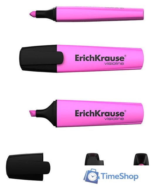 Набор маркеров Erich Krause Visioline V-12 розовый 32498 (10 шт) - Изображение №2 — Интернет-магазин Time-Shop