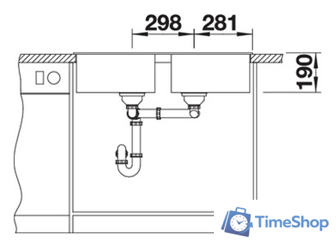 Кухонная мойка Blanco Zia 9 (кофе) 516683 - Изображение №3 — Интернет-магазин Time-Shop