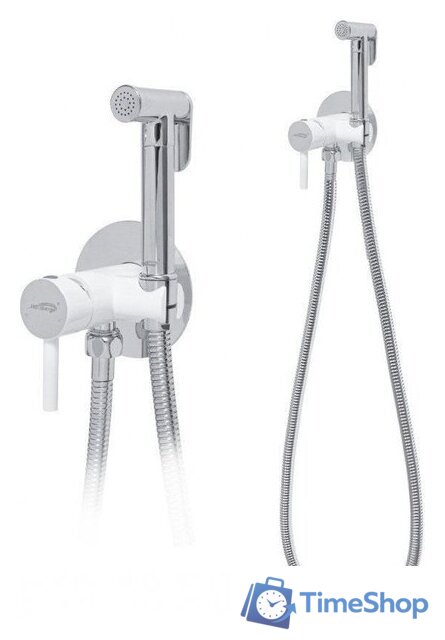 Гигиенический душ Hansberge H3099 (белый хром) - Изображение №2 — Интернет-магазин Time-Shop