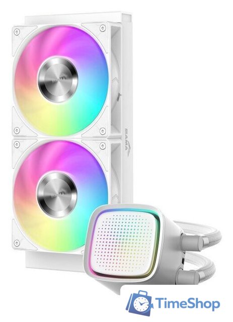 Система жидкостного охлаждения для процессора Sama L50 240 (белый) - Изображение №2 — Интернет-магазин Time-Shop