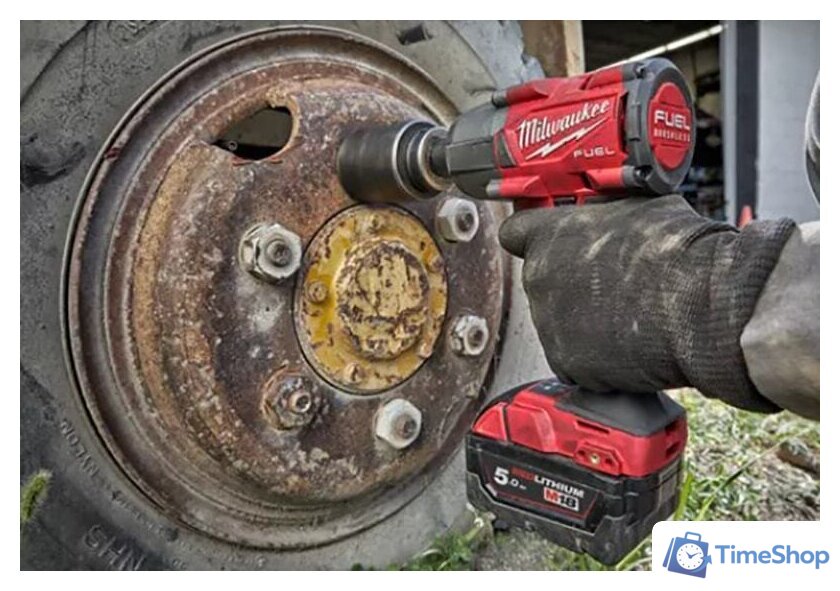 Гайковерт Milwaukee M18 FMTIW2F12-502X 4933478450 (с 2-мя АКБ, кейс) - Изображение №7 — Интернет-магазин Time-Shop