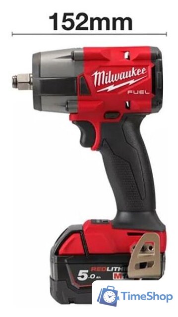 Гайковерт Milwaukee M18 FMTIW2F12-502X 4933478450 (с 2-мя АКБ, кейс) - Изображение №4 — Интернет-магазин Time-Shop