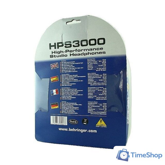 Наушники Behringer HPS3000 - Изображение №26 — Интернет-магазин Time-Shop