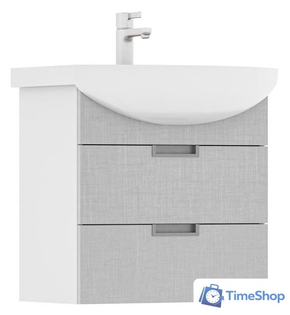  Volna Тумба под умывальник Vario Sf 60.2Y Балтика (лен, подвесная) - Изображение №1 — Интернет-магазин Time-Shop