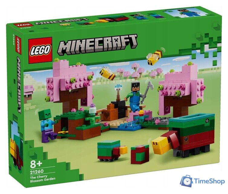 Конструктор LEGO Minecraft 21260 Сад цветущей сакуры - Изображение №1 — Интернет-магазин Time-Shop