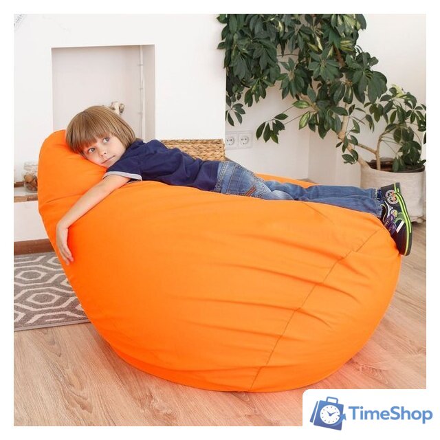 Кресло-мешок Flagman Груша Мега Г3.7-08 (оранжевый) - Изображение №8 — Интернет-магазин Time-Shop