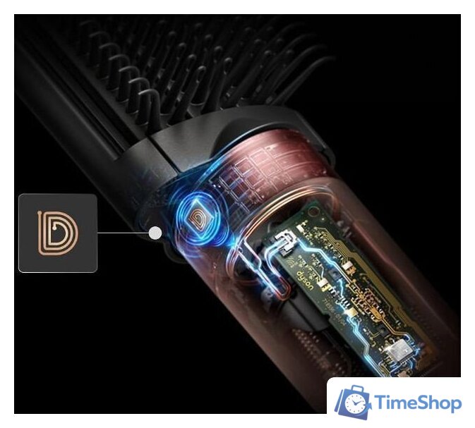 Фен-стайлер Dyson Airwrap Co-anda2x HS09 Straight+Wavy (евровилка, янтарный шелк) - Изображение №9 — Интернет-магазин Time-Shop