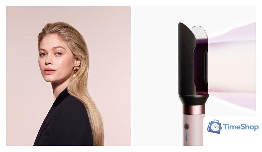 Фен-стайлер Dyson Airwrap Co-anda2x HS09 Straight+Wavy (евровилка, янтарный шелк) - Изображение №5 — Интернет-магазин Time-Shop