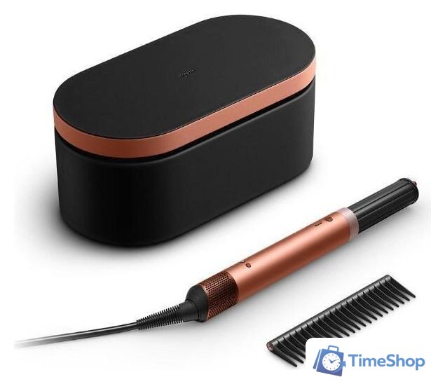 Фен-стайлер Dyson Airwrap Co-anda2x HS09 Straight+Wavy (евровилка, янтарный шелк) - Изображение №8 — Интернет-магазин Time-Shop