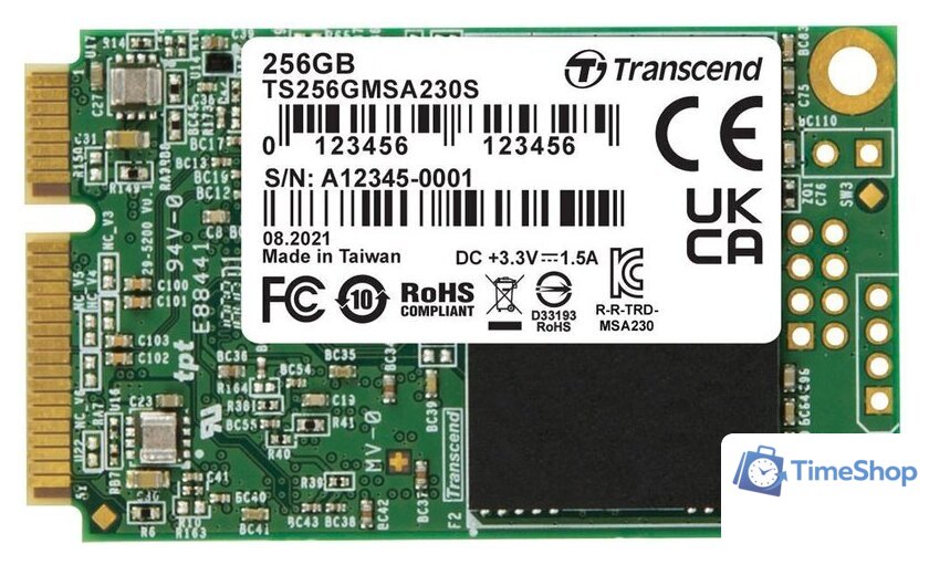 SSD Transcend 370S 256GB TS256GMSA370S - Изображение №1 — Интернет-магазин Time-Shop