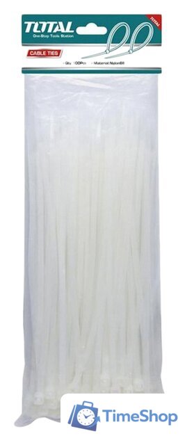 Стяжка для кабеля Total THTCT5001 (100 шт) - Изображение №1 — Интернет-магазин Time-Shop