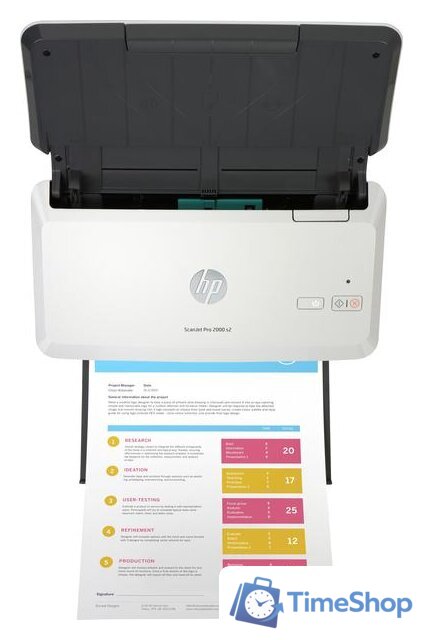 Сканер HP ScanJet Pro 2000 s2 6FW06A - Изображение №4 — Интернет-магазин Time-Shop