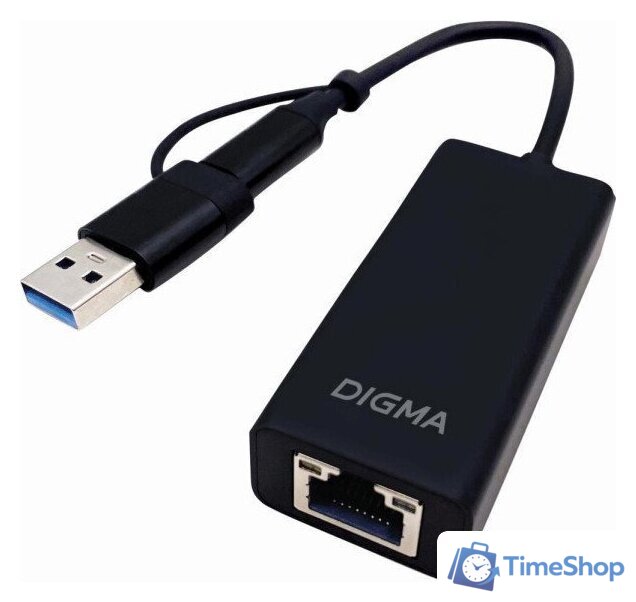 Сетевой адаптер Digma DLA-GTUC01 - Изображение №1 — Интернет-магазин Time-Shop