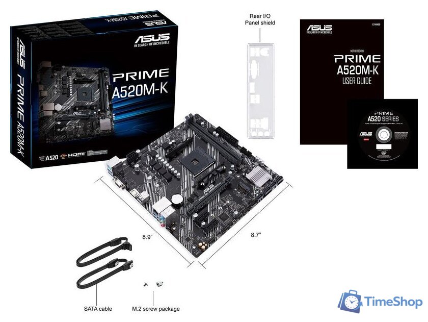 Материнская плата ASUS Prime A520M-K - Изображение №7 — Интернет-магазин Time-Shop